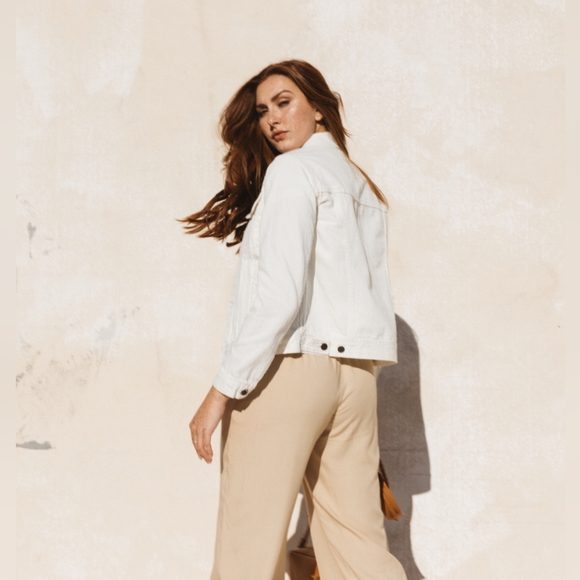 Able white denim jacket - bailey classic jacket - Picture 9 of 9